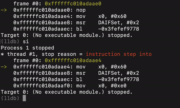 Speed of standard debugging