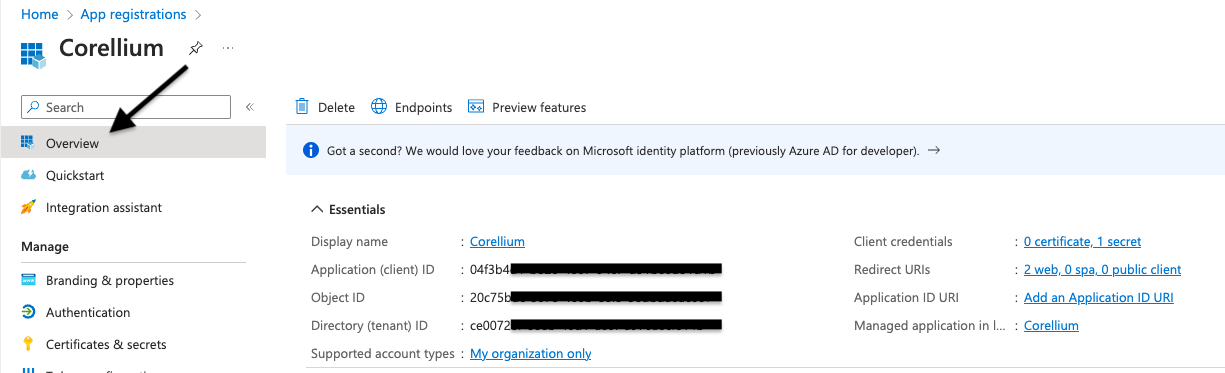 Confirm your Entra setup